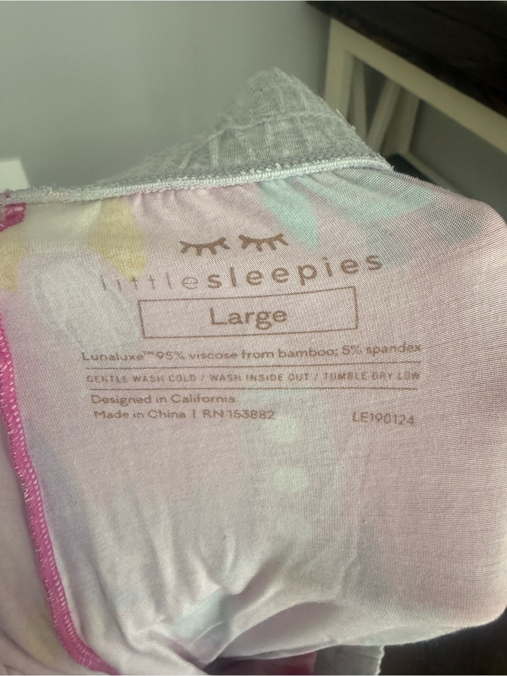 Little Sleepies Rocketship Mom Pjs Set Size Large - Picture 4 of 5